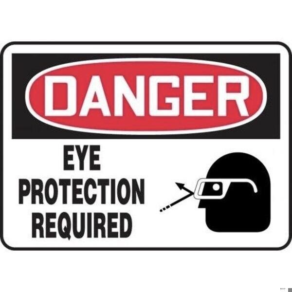 Accuform OSHA DANGER SAFETY SIGN EYE MPPE005XP MPPE005XP - main
